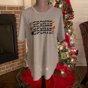 Football Sports graphic short sleeve tee; Sports Mom